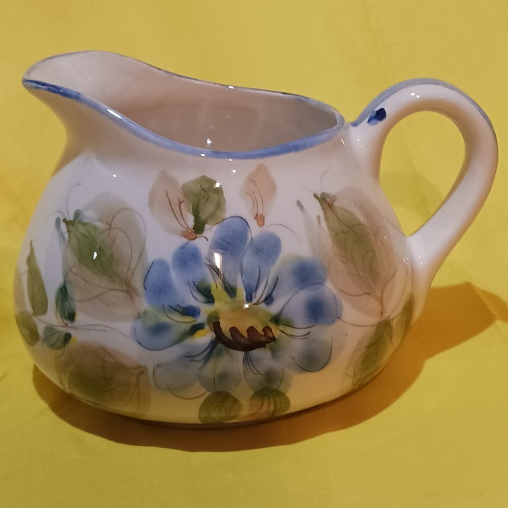 Hand painted pitcher - Picture 3 of 10